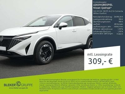 Neu Nissan Qashqai Comfort 190 PS (139 kW) 2025 Pearl white black te SUV