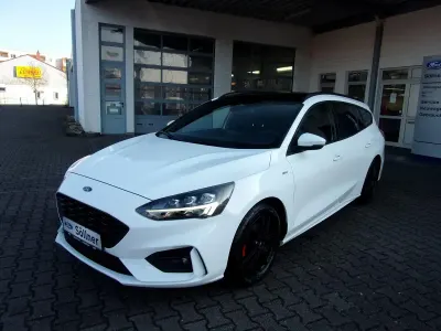 Gebraucht Ford Focus ST-Line X 125 PS (91 kW) 2020 Weiß Kombi