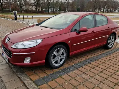 Occasion Peugeot 407 136 PK (100 kW) 2007 Rood Sedan