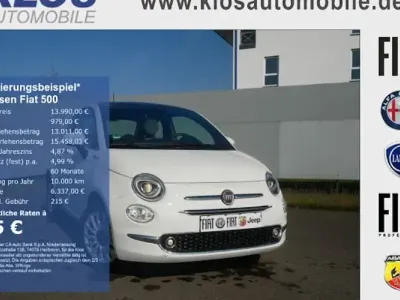 Gebraucht Fiat 500 Dolcevita 70 PS (51 kW) 2022 Weiß Limousine