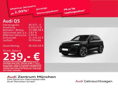 Gebraucht Audi Q5 Exclusive 265 PS (194 kW) 2023 Mythosschwarz metallic SUV