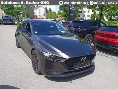 Gebraucht Mazda 3 Homura-Line 150 PS (110 kW) 2023 Machine grey met. (metallic) Limousine