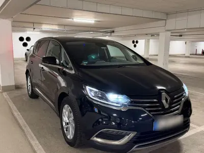 Gebraucht Renault Espace Life 160 PS (117 kW) 2016 Schwarz Van / Kleinbus