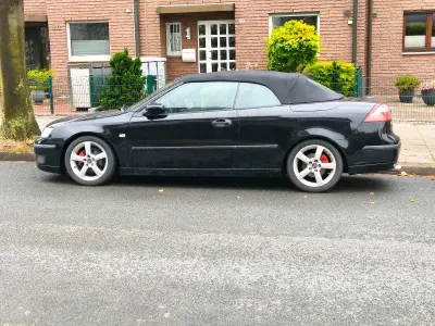 Gebraucht Saab 9-3 Cabriolet Vector 175 PS (128 kW) 2003 Schwarz Cabrio
