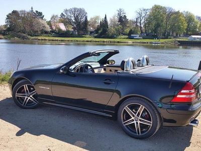 Gebraucht Mercedes SLK200 163 PS (119 kW) 2002 Schwarz Cabrio