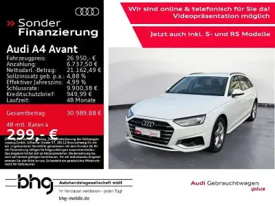 Gebraucht Audi A4 Advanced 204 PS (150 kW) 2023 Weiß Kombi