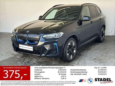 Gebraucht BMW iX3 M Sport 210 kW (286 PS) 2023 M carbonschwarz metallic SUV
