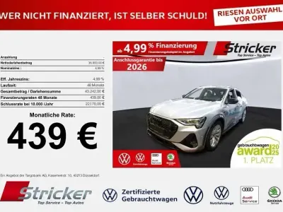 Gebraucht Audi e-tron Sport 369 kW (503 PS) 2022 Florettsilber metallic SUV