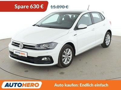 Gebraucht VW Polo Highline 95 PS (69 kW) 2018 Weiß Kleinwagen