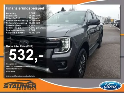 Ny Ford Ranger Wildtrack 205 HK (150 kW) 2026 Grå Pickup / Ladvogn