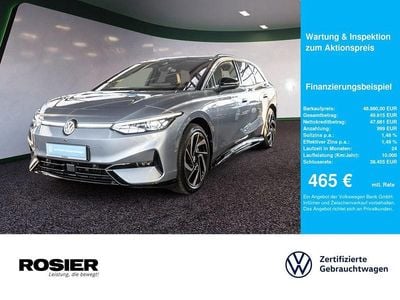 Blau / stonewashed blue Gebraucht 2024 VW ID.7 Pro Kombi | 48.880 € (Etwas zu teuer)