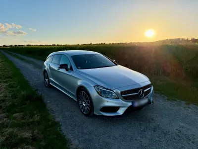 Gebraucht Mercedes CLS500 Shooting Brake AMG line 408 PS (300 kW) 2016 Silber Kombi