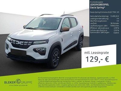 Gebraucht Dacia Spring Extreme 47 kW (65 PS) 2023 Weiß Kleinwagen