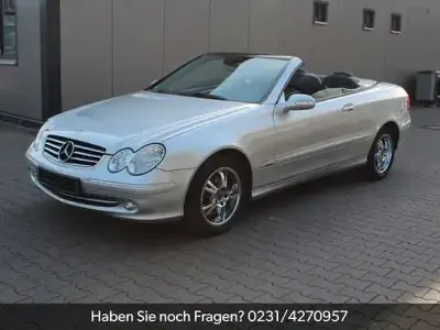 Brugt Mercedes CLK200 Avantgarde 163 HK (119 kW) 2004 Sølv Cabriolet