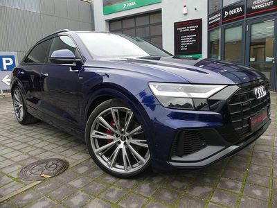Gebraucht Audi Q8 S-Line 340 PS (250 kW) 2022 Navarrablau metallic SUV
