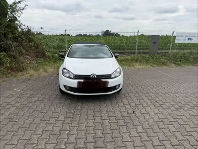 Gebraucht VW Golf Cabriolet Exclusive 160 PS (117 kW) 2011 Weiß Cabrio