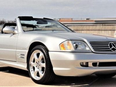 Usata Mercedes SL500 Edition 306 CV (225 kW) 2001 Argento Cabrio
