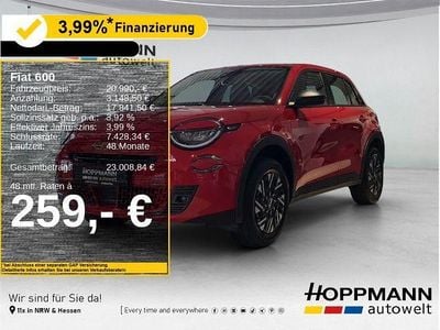 Neu Fiat 600 101 PS (74 kW) 2026 Passione rot SUV