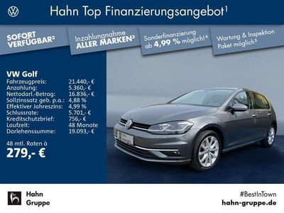 gebraucht VW Golf VII 1.5TSI High DSG LED AHK PDC ACC Navi