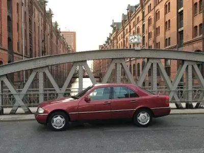 Gebraucht Mercedes C180 Elegance 122 PS (89 kW) 1994 Rot Limousine