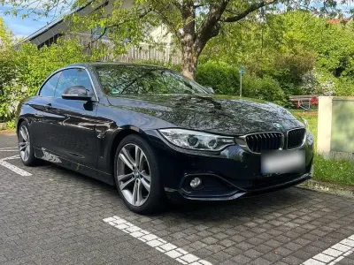 Brugt BMW 420 Sport Line 190 HK (139 kW) 2016 Sort Cabriolet