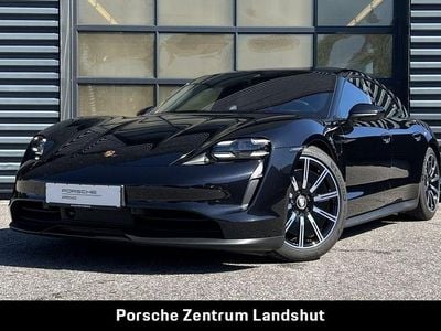 Tiefschwarzmetallic (metallic) Gebraucht 2022 Porsche Taycan Sport Turismo Limousine | 63.790 € (Guter Preis)