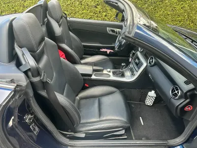 Usata Mercedes SLK200 184 CV (135 kW) 2011 Blu Cabrio