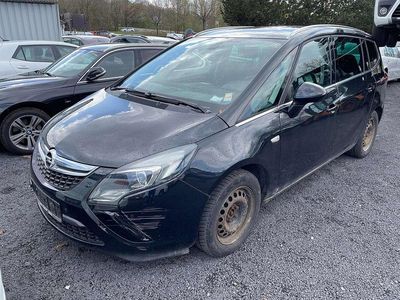 Gebraucht Opel Zafira Tourer Edition 110 PS (80 kW) 2012 Karbonschw graphitschw midnigh Van / Kleinbus