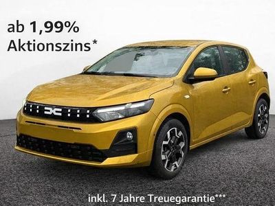 Neu Dacia Sandero Journey 122 PS (89 kW) 2025 Gelb Limousine
