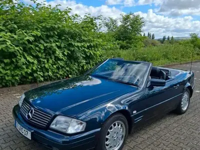 Gebraucht Mercedes SL320 231 PS (169 kW) 1997 Blau Cabrio