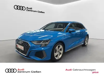 Second-hand Audi A3 S-Line 110 CP (80 kW) 2022 Albastru Berlinǎ
