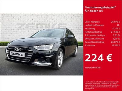 Gebraucht Audi A4 Advanced 204 PS (150 kW) 2022 Schwarz Kombi