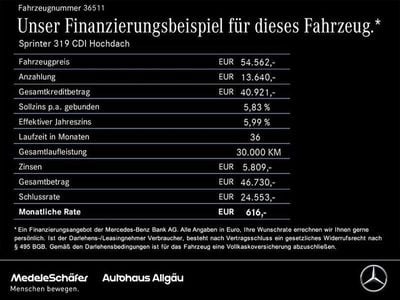 Nuova Mercedes Sprinter 190 CV (139 kW) 2026 Bianco Furgone