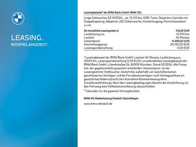 Weiß Gebraucht 2024 BMW 120 Kleinwagen | 29.190 € (Guter Preis)