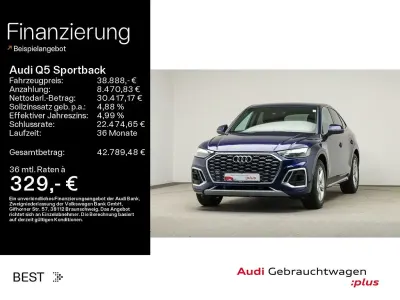 Gebraucht Audi Q5 Sportback S-Line 163 PS (119 kW) 2023 Blau SUV