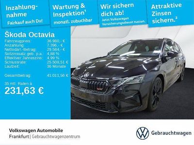 Schwarz Gebraucht 2025 Skoda Octavia RS Kombi | 36.980 € (Fairer Preis)