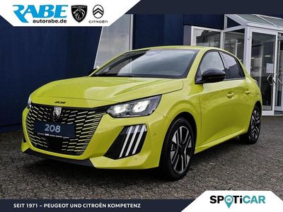 Ny Peugeot 208 Allure 101 HK (74 kW) 2025 Gul Hatchback