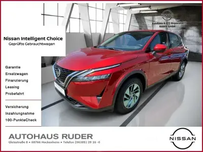 Gebraucht Nissan Qashqai Acenta 140 PS (102 kW) 2022 Fuji sunset red (metallic) SUV