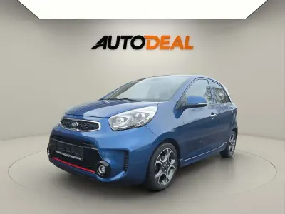 Gebraucht Kia Picanto Spirit 86 PS (63 kW) 2016 (bu7) seosanblau met. Kleinwagen