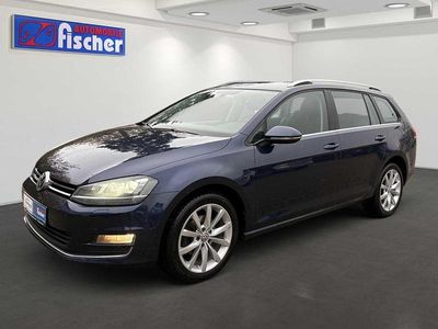 Night blue metallic (metallic) Gebraucht 2013 VW Golf VII Highline Kombi | 8.150 € (Etwas zu teuer)
