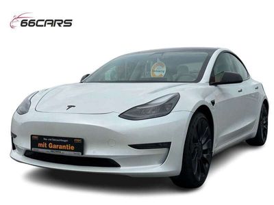 gebraucht Tesla Model 3 Performance Dual AWD*White/White*FSD*