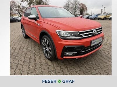 Habanero orange metallic Gebraucht 2021 VW Tiguan Allspace Highline SUV | 29.440 € (Superpreis)