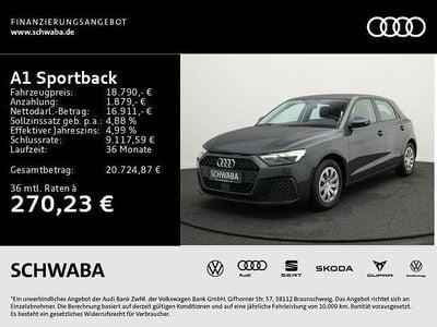 Grau Gebraucht 2022 Audi A1 Sportback Kleinwagen | 18.790 € (Guter Preis)