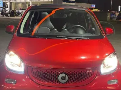Begagnad Smart ForFour Prime 90 HK (66 kW) 2017 Röd Halvkombi