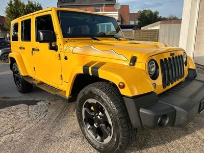 gebraucht Jeep Wrangler Unlimited X 2,8 CRD~Soft- und Hardtop~Leder~Navi~