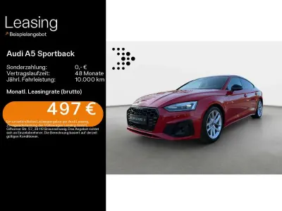 Używany Audi A5 S-Line 204 KM (150 kW) 2022 Czerwony Coupe