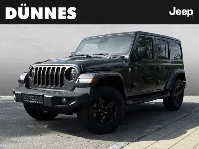 Käytetty Jeep Wrangler Unlimited Sahara 200 HP (147 kW) 2020 Harmaa Katumaasturi
