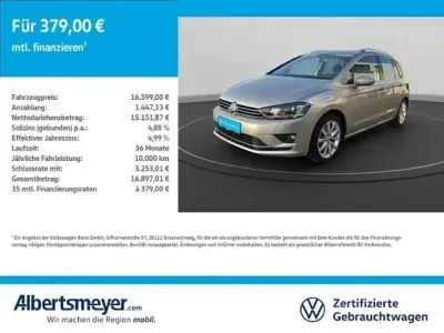 Usata VW Golf Sportsvan Highline 150 CV (110 kW) 2014 Argento Monovolume