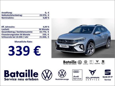 Gebraucht VW Taigo R-line 150 PS (110 kW) 2024 Silber SUV
