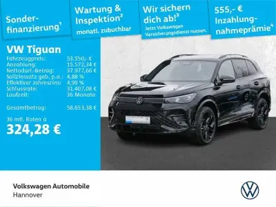 Gebraucht VW Tiguan R-line 204 PS (150 kW) 2026 Schwarz SUV